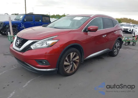 2015 Nissan Murano Platinum из США, поврежденный, VIN 5N1AZ2MH0FN213334